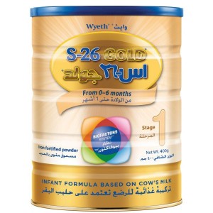 Wyeth S-26 Gold Stage 1 Infant Formula 900G