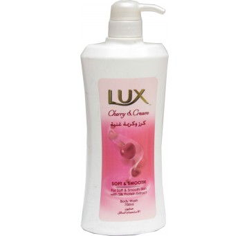 LUX SHOWER GEL CHERY&CRM 700ML