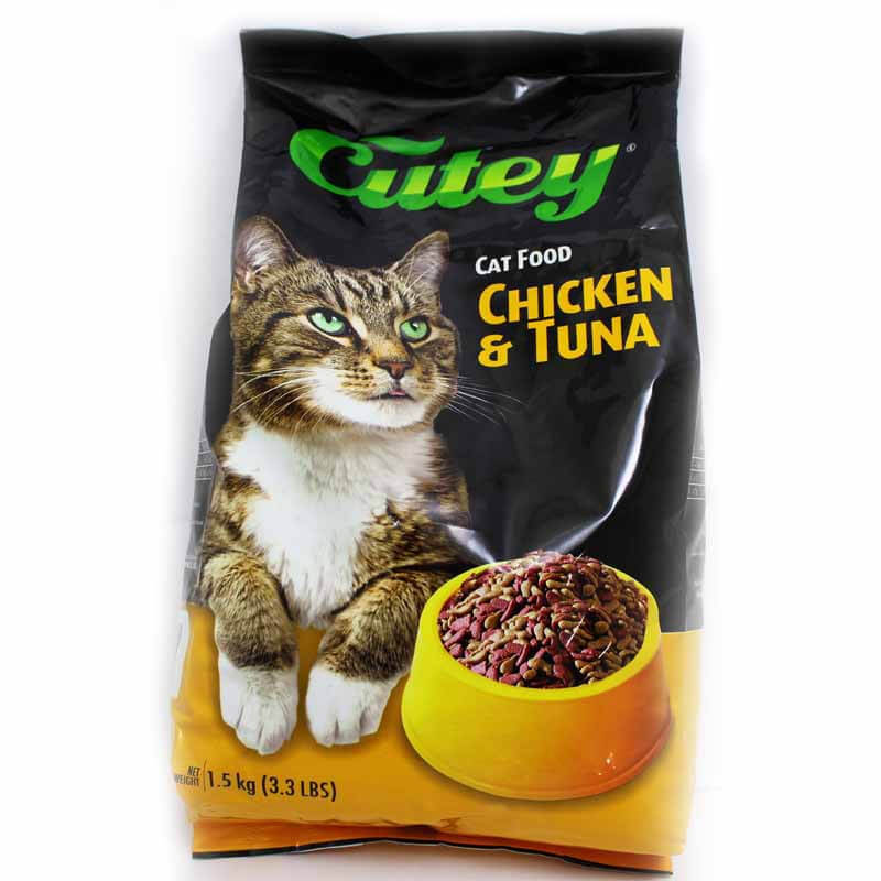 Cutey Cat Food - Chicken & Tuna 1500 g